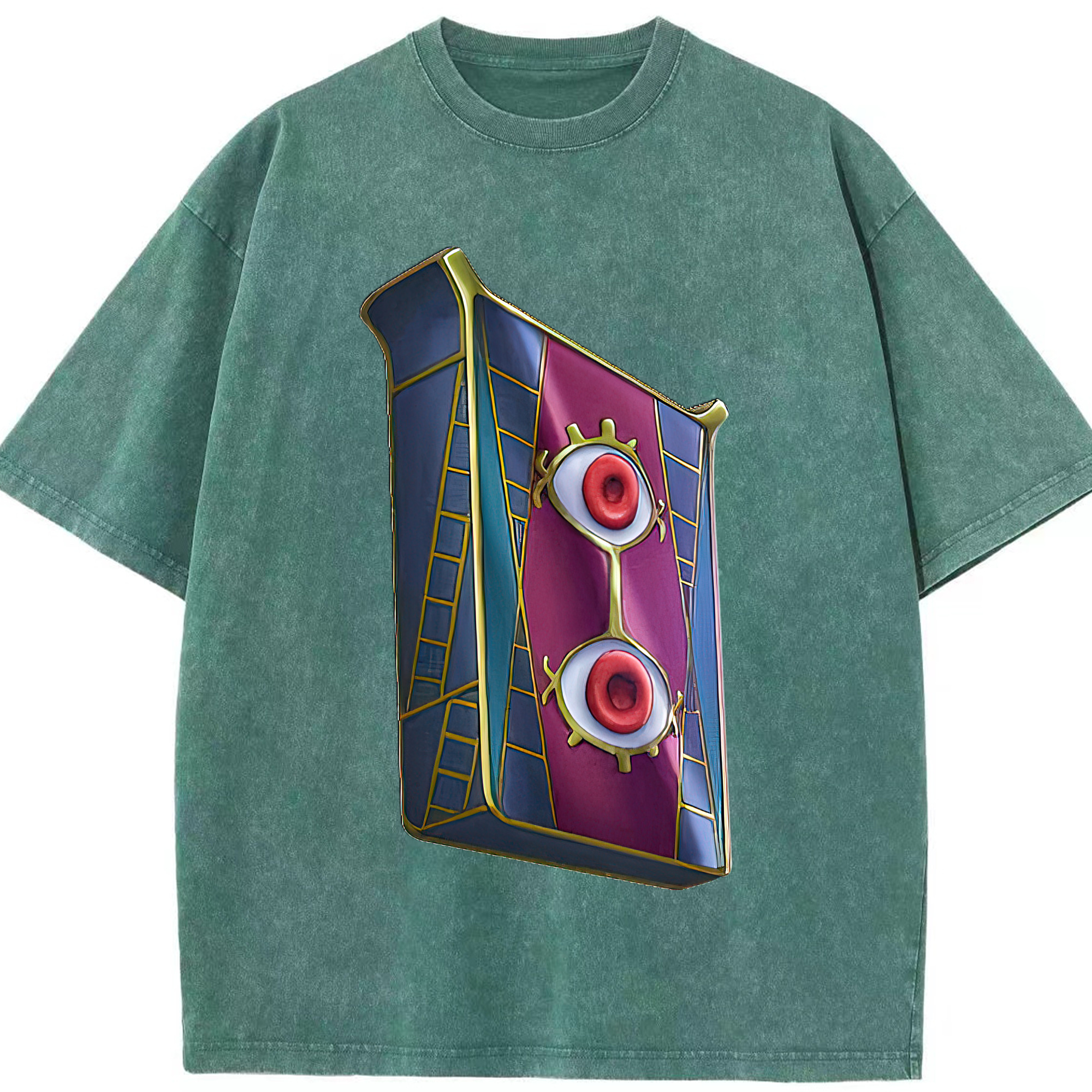 （画像用） 遊☆戯☆王 Yu-Gi-Oh! 綿100% ヴィンテージ風 半袖Tシャツ（フロントプリント）